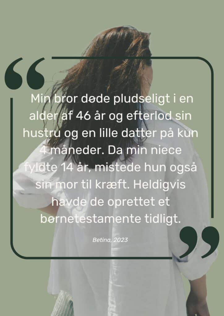 Børnetestamente opret børnetestamente Lasseco Advokater